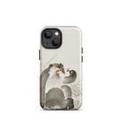 Monkey with Insect Ohara Koson Shin Hanga Iphone Case, 13 Mini / Matte, Monkey Themed Phone Case