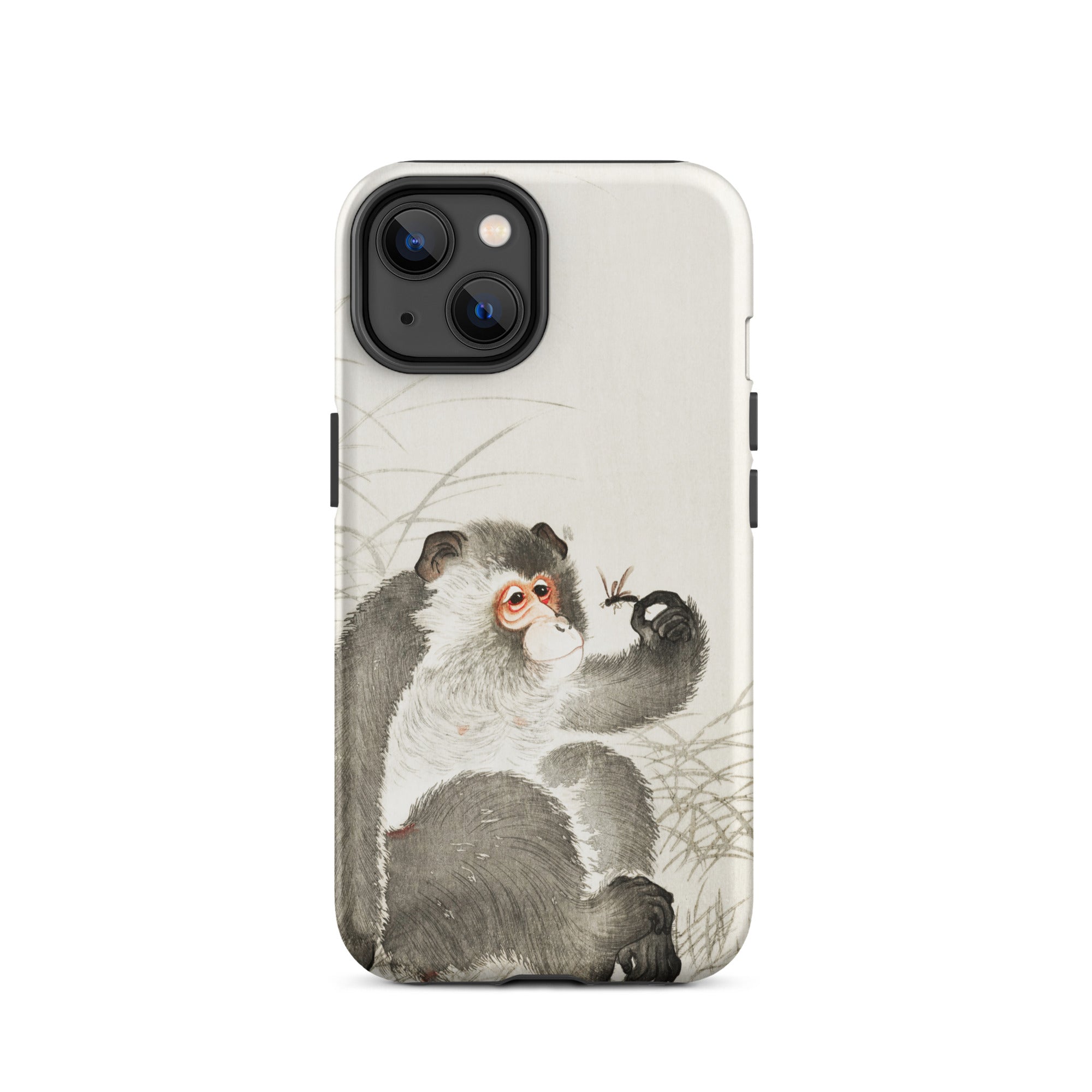 Monkey with Insect Ohara Koson Shin Hanga Iphone Case, 14 / Matte, Monkey Themed Phone Case