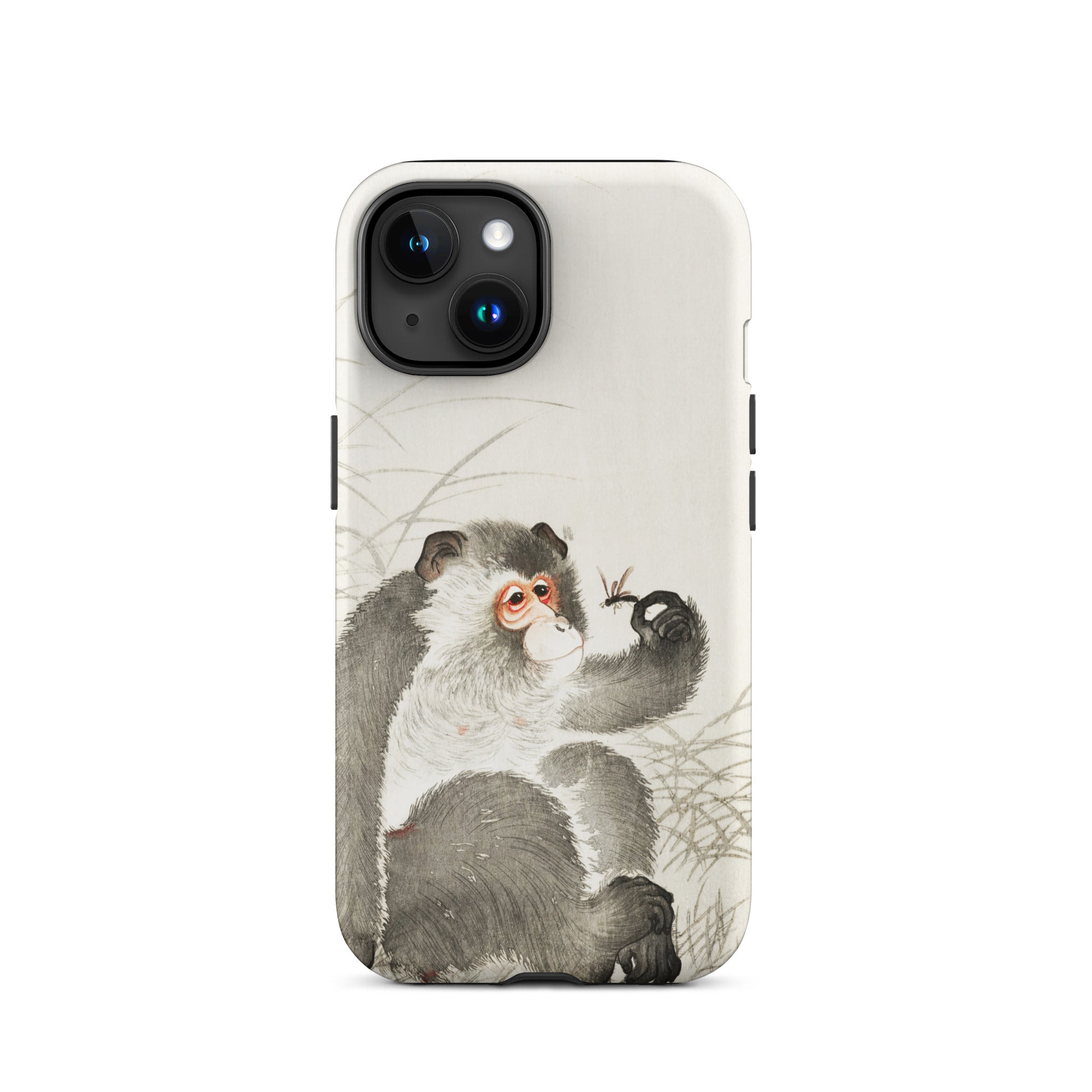 Monkey with Insect Ohara Koson Shin Hanga Iphone Case, 15 / Matte, Monkey Themed Phone Case