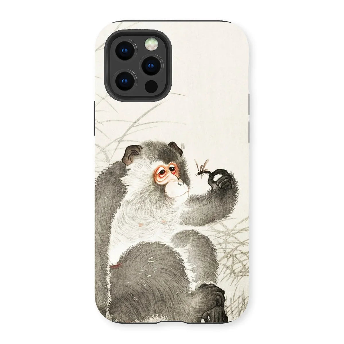 Monkey with Insect - Ohara Koson Shin-hanga Iphone Case 13 Pro / Matte Mobile Phone Cases