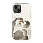 Monkey with Insect - Ohara Koson Shin-hanga Iphone Case - 13 Mini / Matte