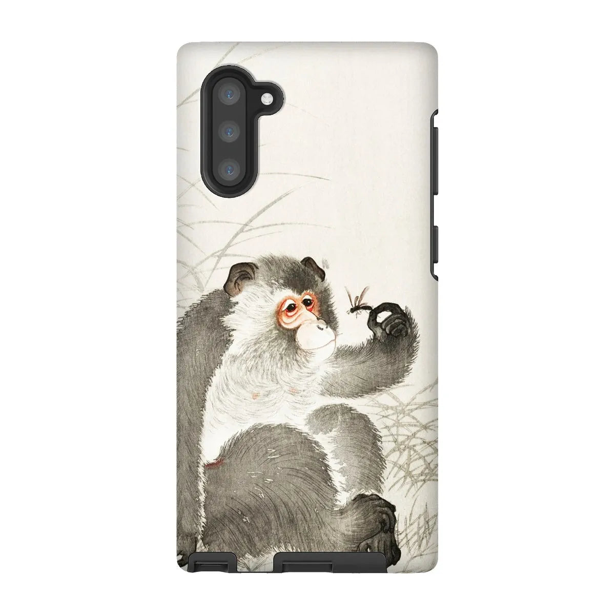 Monkey With Insect - Shin-hanga Art Phone Case - Ohara Koson - Samsung Galaxy Note 10 / Matte - Mobile Phone Cases