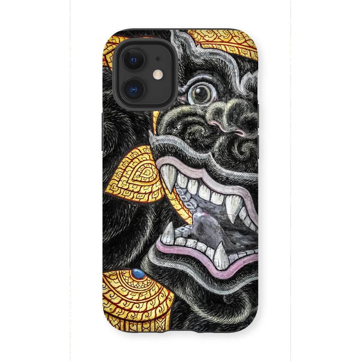 Monkey Magic - Thai Aesthetic Animal Art Phone Case - Iphone 12 Mini / Matte - Mobile Phone Cases - Aesthetic Art