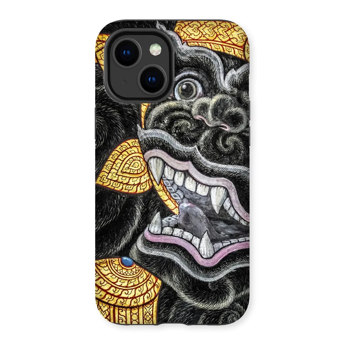 Monkey Magic - Thai Aesthetic Animal Art Phone Case - Iphone 14 Plus / Matte - Mobile Phone Cases - Aesthetic Art