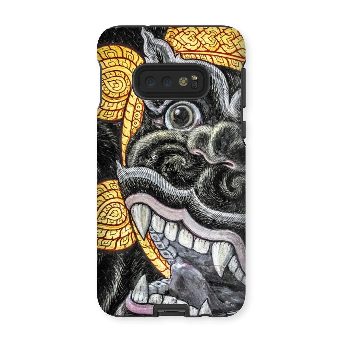 Monkey Magic - Thai Aesthetic Animal Art Phone Case - Samsung Galaxy S10e / Matte - Mobile Phone Cases - Aesthetic Art