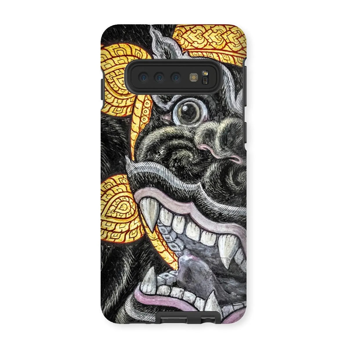 Monkey Magic - Thai Aesthetic Animal Art Phone Case - Samsung Galaxy S10 / Matte - Mobile Phone Cases - Aesthetic Art