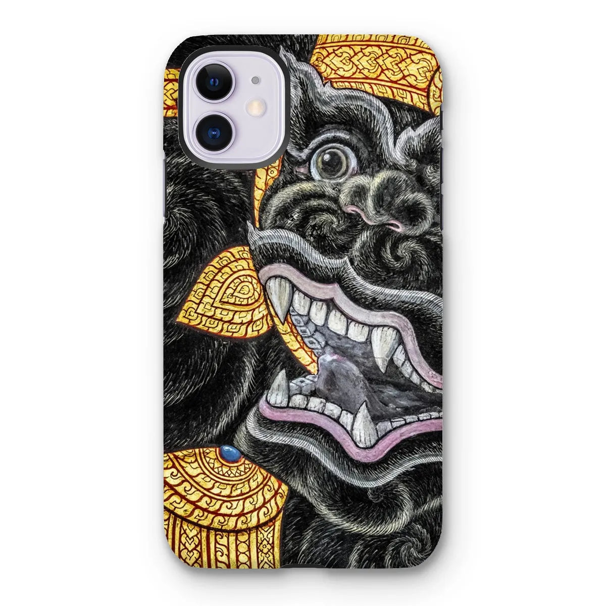 Monkey Magic - Thai Aesthetic Animal Art Phone Case - Iphone 11 / Matte - Mobile Phone Cases - Aesthetic Art