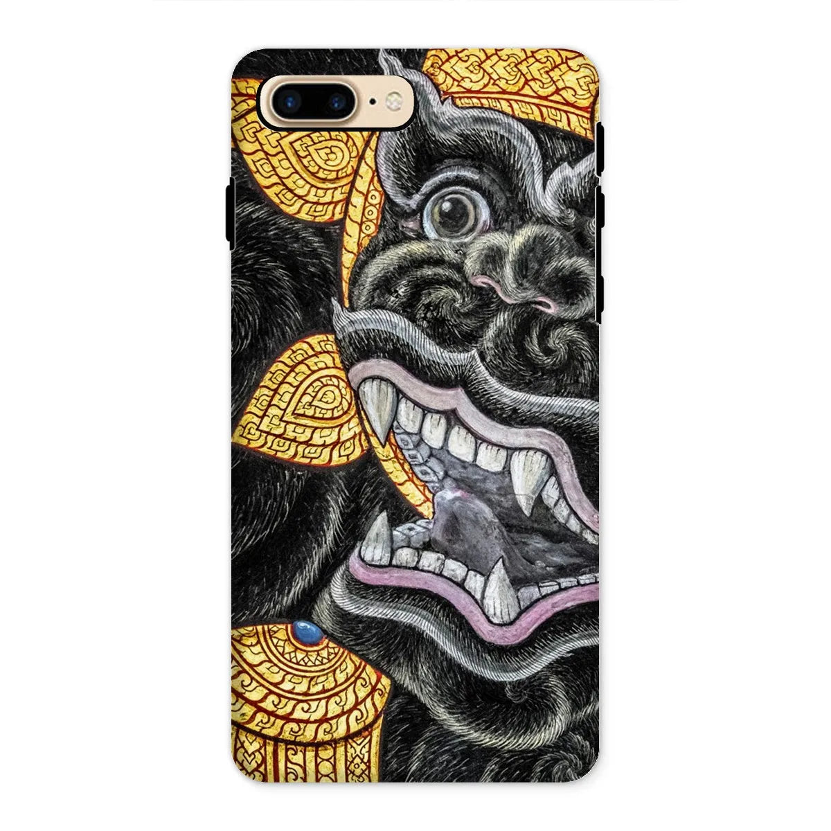 Monkey Magic - Thai Aesthetic Animal Art Phone Case - Iphone 8 Plus / Matte - Mobile Phone Cases - Aesthetic Art