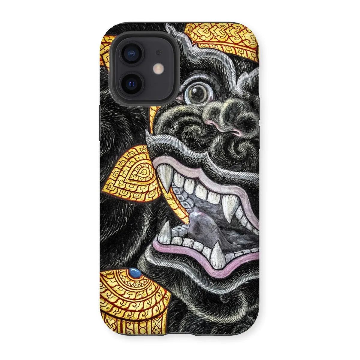 Monkey Magic - Thai Aesthetic Animal Art Phone Case - Iphone 12 / Matte - Mobile Phone Cases - Aesthetic Art