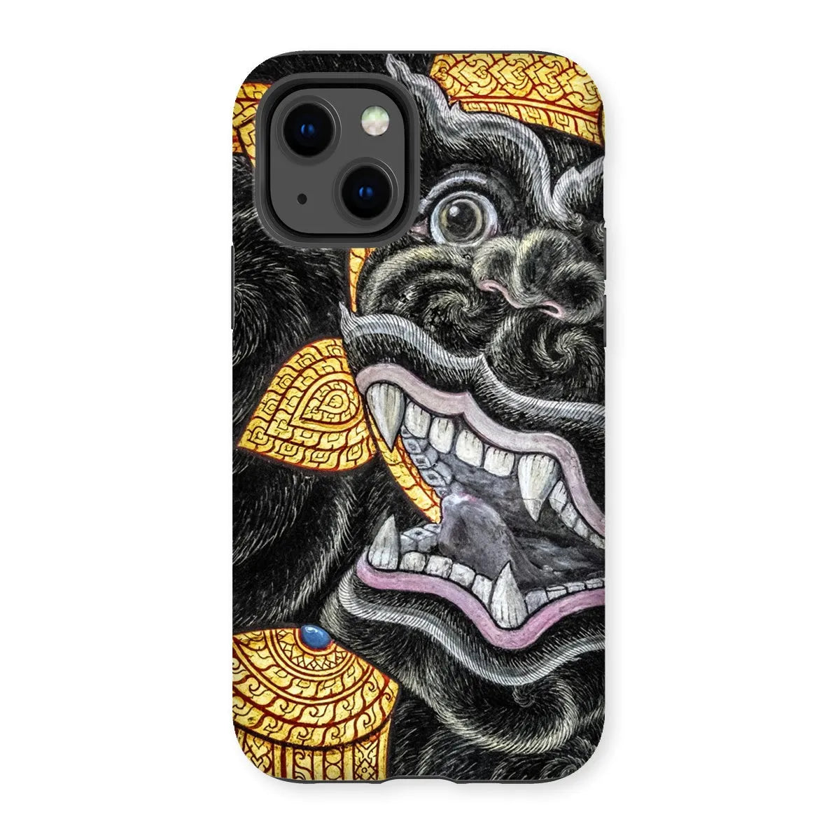 Monkey Magic - Thai Aesthetic Animal Art Phone Case - Iphone 13 / Matte - Mobile Phone Cases - Aesthetic Art