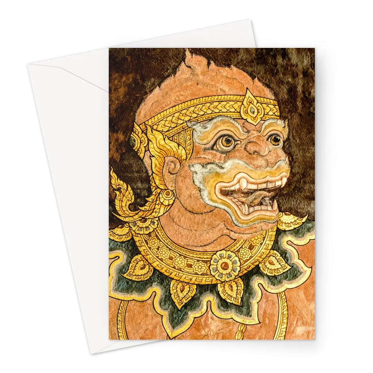 Monkey See Greeting Card - A5 Portrait / 1 Card - Greeting & Note Cards - Aesthetic Art