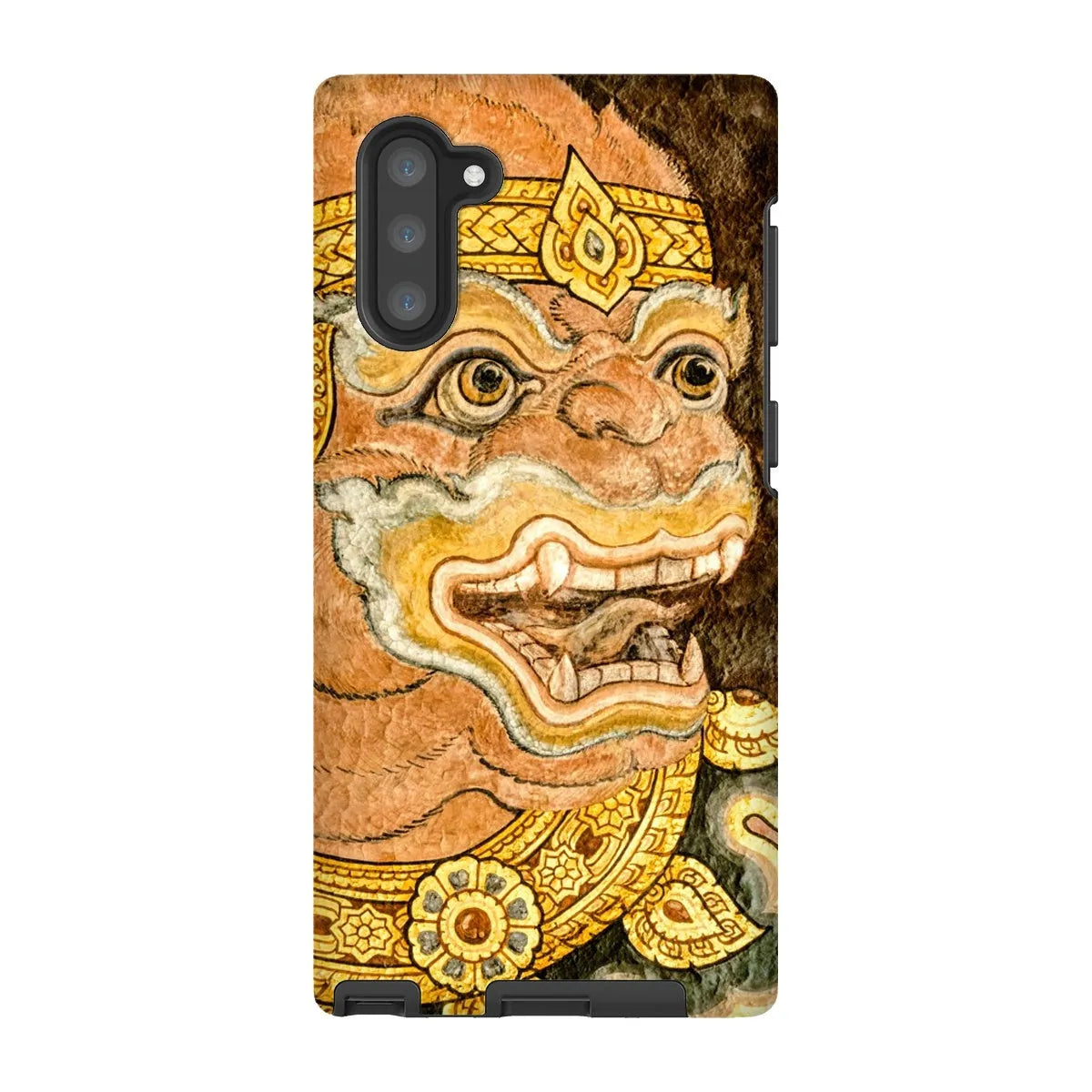 Monkey See - Traditional Thai Aesthetic Art Phone Case - Samsung Galaxy Note 10 / Matte - Mobile Phone Cases