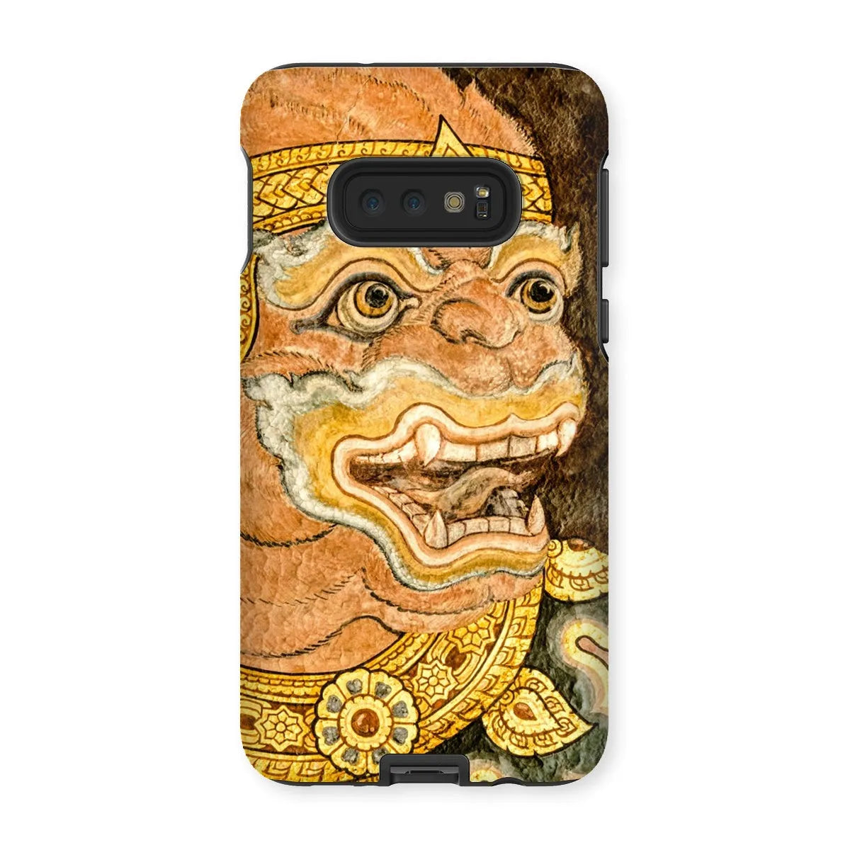Monkey See - Traditional Thai Aesthetic Art Phone Case - Samsung Galaxy S10e / Matte - Mobile Phone Cases - Aesthetic