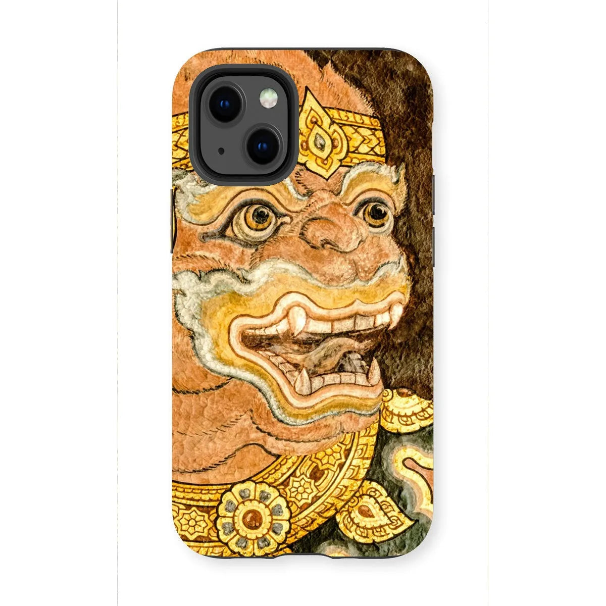 Monkey See - Traditional Thai Aesthetic Art Phone Case - Iphone 13 Mini / Matte - Mobile Phone Cases - Aesthetic Art