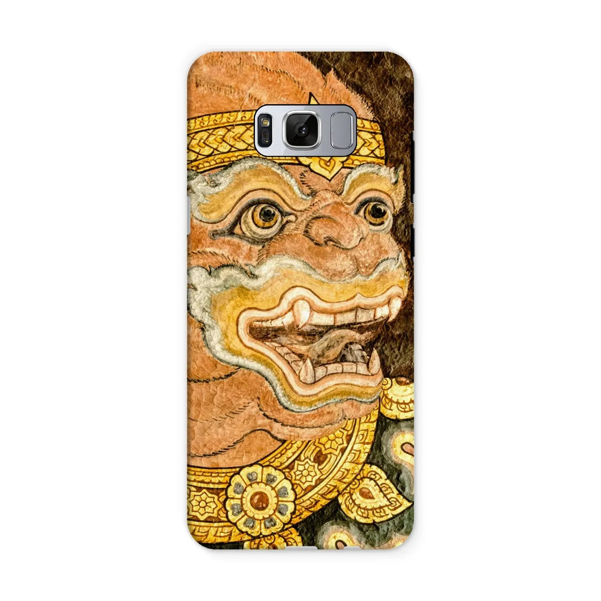 Monkey See - Traditional Thai Aesthetic Art Phone Case - Samsung Galaxy S8 / Matte - Mobile Phone Cases - Aesthetic Art