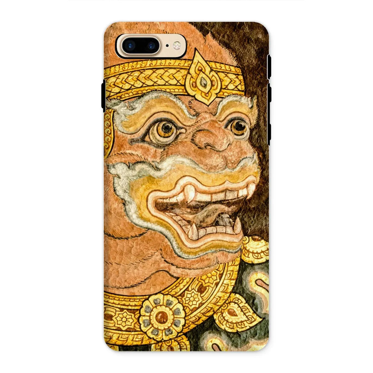 Monkey See - Traditional Thai Aesthetic Art Phone Case - Iphone 8 Plus / Matte - Mobile Phone Cases - Aesthetic Art