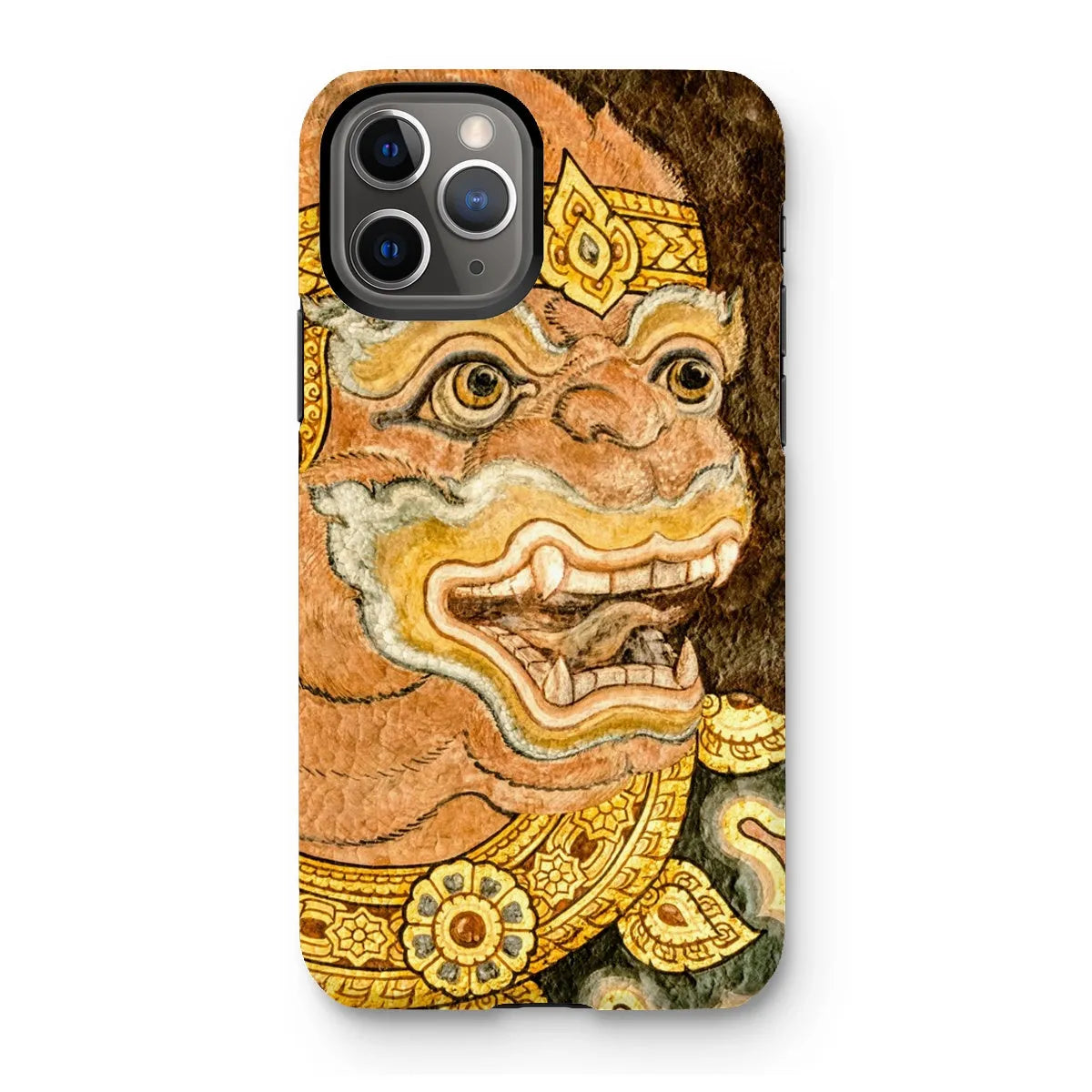 Monkey See - Traditional Thai Aesthetic Art Phone Case - Iphone 11 Pro / Matte - Mobile Phone Cases - Aesthetic Art
