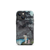 Moon at Sekiguchi - Hiroaki Takahashi Iphone Case, 13 Mini / Matte, Japanese Art Phone Case