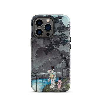 Moon at Sekiguchi - Hiroaki Takahashi Iphone Case, 13 Pro / Matte, Japanese Art-adorned Phone Case