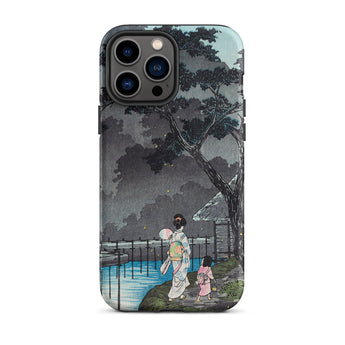 Moon at Sekiguchi - Hiroaki Takahashi Iphone Case, 13 Pro Max / Matte, Japanese Art Phone Case