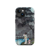 Moon at Sekiguchi - Hiroaki Takahashi Iphone Case, 15 / Matte, Iphone Case Japanese Art
