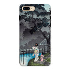 Moon at Sekiguchi Hiroaki Takahashi Iphone Case, 8 Plus / Matte, Iphone Case Traditional Japanese Artwork Figures Kimonos Moonlit