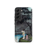 Moon at Sekiguchi - Hiroaki Takahashi Phone Case, Samsung Galaxy S22 / Matte, Mobile Cases, Toby Leon