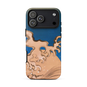 Moon and Waves - Suzuki Kiitsu Iphone Case, 17 Pro Max / Matte, Mobile Phone Cases, Toby Leon