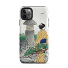 Moonlight and Pine Trees Ogata Gekko Iphone Case, 11 Pro Max / Matte, Japanese Art Phone Case