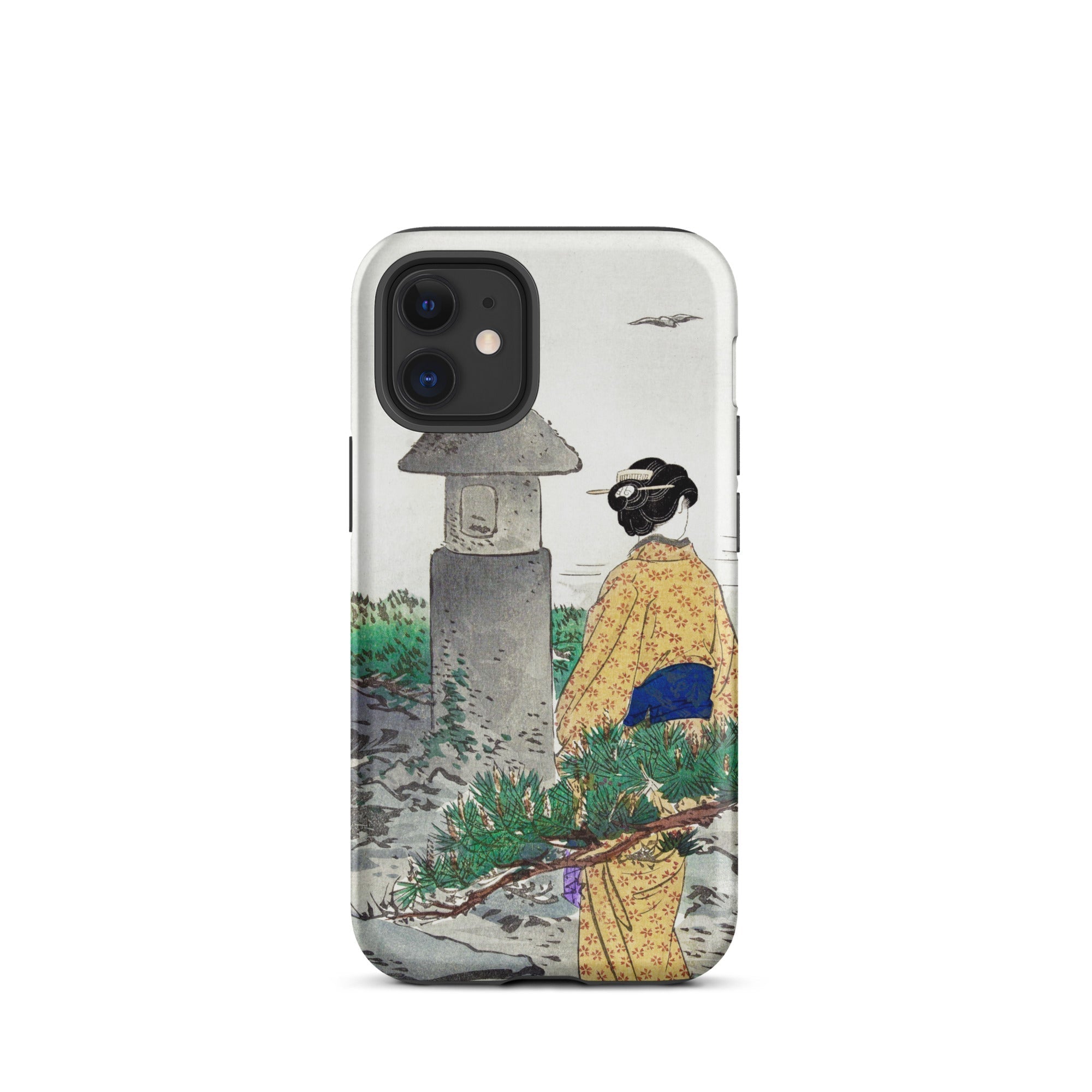 Moonlight and Pine Trees Ogata Gekko Iphone Case, 12 Mini / Matte, Iphone Case Japanese Art