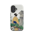 Moonlight and Pine Trees - Ogata Gekko Iphone Case, 16 / Matte, Iphone 12 Case Japanese-inspired Artwork Woman Traditional Attire