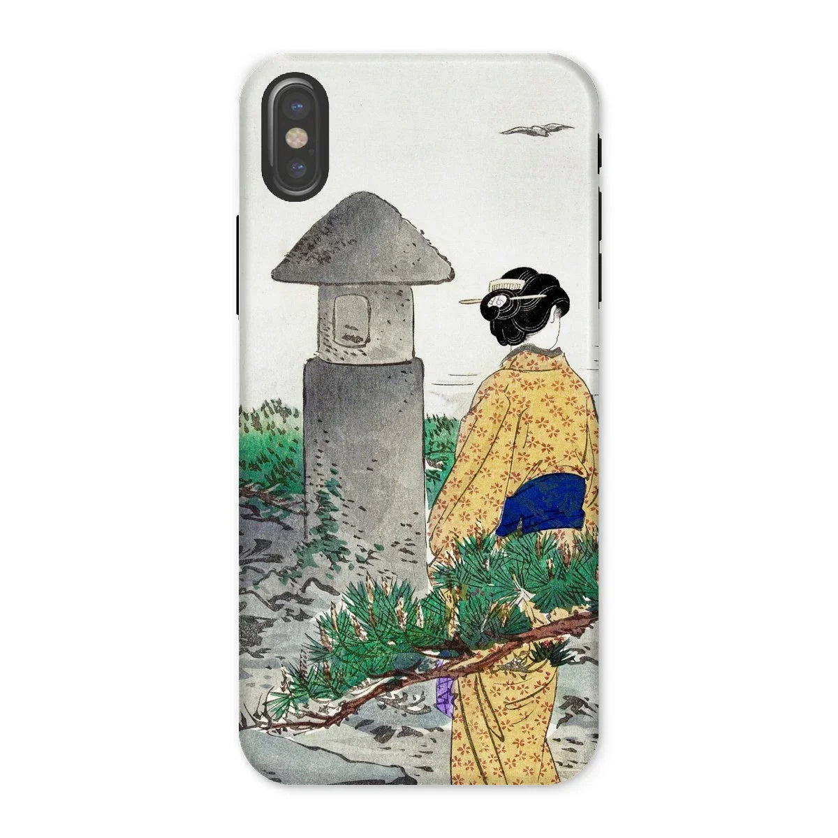 Moonlight and Pine Trees - Ogata Gekko Iphone Case - x / Matte