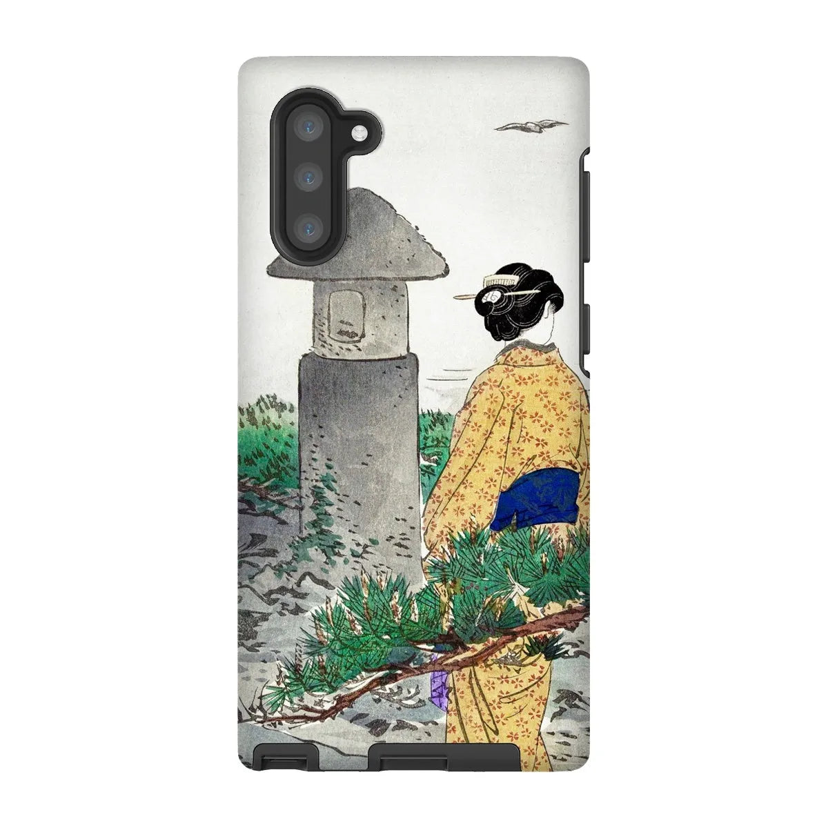 Moonlight And Pine Trees - Ukiyo-e Art Phone Case - Ogata Gekko - Samsung Galaxy Note 10 / Matte - Mobile Phone Cases