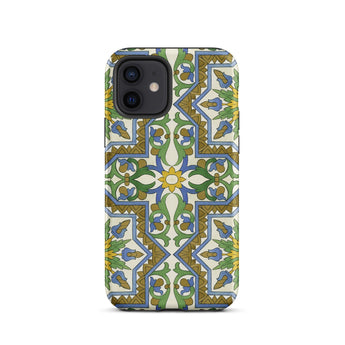 Moreish - Moorish Design Iphone Case 12 / Matte Patterned Smartphone Vibrant Geometry, Dances, Mediterranean Mystique Mobile Phone Cases
