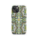 Moreish - Moorish Design Iphone Case 13 / Matte Floral Patterned Phone Case Vibrant Moorish Geometry, Geometry Dances, Mediterranean