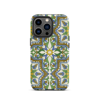Moreish - Moorish Design Iphone Case 13 Pro / Matte Patterned Vibrant Geometry, Dances, Mediterranean Mystique Mobile Phone Cases