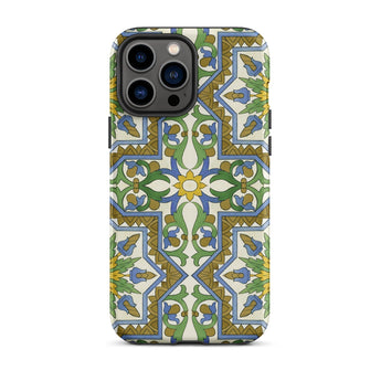 Moreish - Moorish Design Iphone Case 13 Pro Max / Matte Patterned Iphone Case Vibrant Moorish Geometry, Geometry Dances, Mediterranean