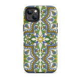 Moreish - Moorish Design Iphone Case 14 Plus / Matte Patterned Smartphone Case Vibrant Moorish Geometry, Geometry Dances, Mediterranean