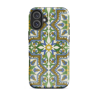 Moreish - Moorish Design Iphone Case, 16 Plus / Matte, Patterned Smartphone Case