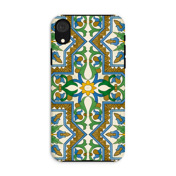 Moreish - Moorish Design Iphone Case Xr / Matte Smartphone Case Intricate Colorful Moorish-style Tile Pattern Design Vibrant Moorish