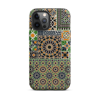 Moresque - Auguste Racinet Moorish Pattern Iphone Case, 12 Pro Max / Matte, Patterned Smartphone Case