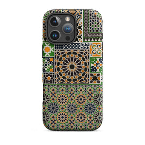 Moresque - Auguste Racinet Moorish Pattern Iphone Case, 16 Pro Max / Matte, Patterned Smartphone Case