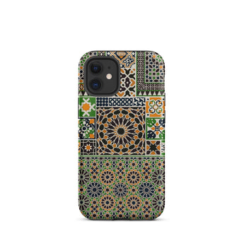 Moresque - Auguste Racinet Moorish Pattern Phone Case Iphone 12 Mini / Matte Patterned Smartphone Case Moresque Iphone Case, Auguste