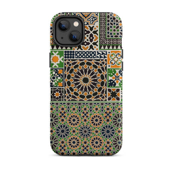 Moresque - Auguste Racinet Moorish Pattern Phone Case Iphone 14 Plus / Matte Patterned Smartphone Case Moresque Iphone Case, Auguste
