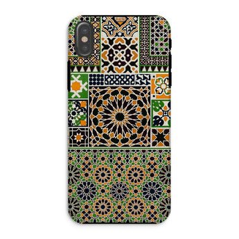 Moresque - Auguste Racinet Moorish Pattern Phone Case Iphone Xs / Matte Phone Case Colorful Moroccan-style Geometric Patterns Islamic Tile