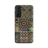 Moresque - Auguste Racinet Moorish Pattern Phone Case Samsung Galaxy S21 Fe / Matte Vibrant Phone Case Mosaic Intricate Geometric Floral