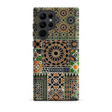 Moresque - Auguste Racinet Moorish Pattern Phone Case Samsung Galaxy S22 Ultra / Matte Phone Case Vibrant Mosaic Design Intricate Geometric