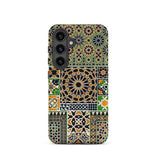 Moresque - Auguste Racinet Moorish Pattern Phone Case Samsung Galaxy S24 / Matte Phone Case Vibrant Mosaic Design Intricate Geometric