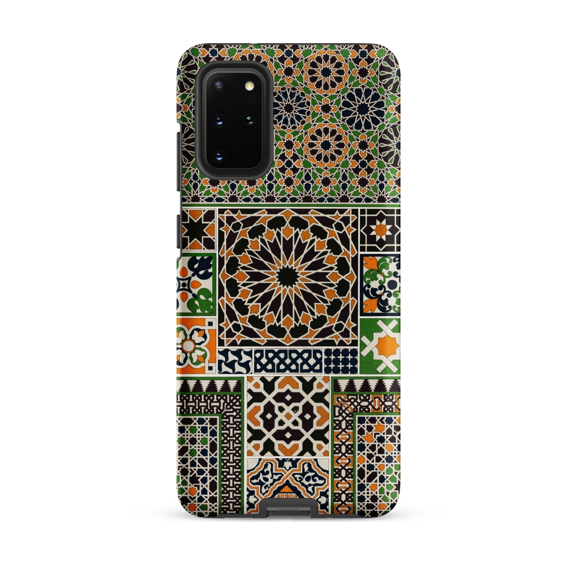 Moresque Auguste Racinet Moorish Pattern Samsung Case, Galaxy S20 Plus / Matte, Smartphone Case Intricate Geometric Patterns Moroccan