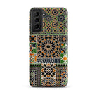 Moresque Auguste Racinet Moorish Pattern Samsung Case, Galaxy S21 Plus / Matte, Smartphone Case Mosaic Pattern Inspired Islamic Geometric